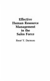 Effective Human Resource Management in the Sales Force