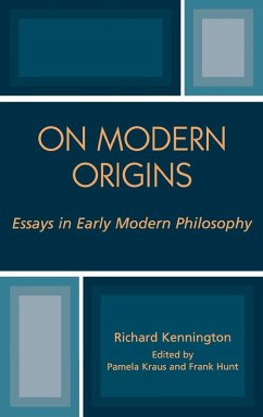 On Modern Origins - Kennington, Richard