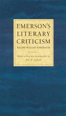 Cover Emerson's Literary Criticism