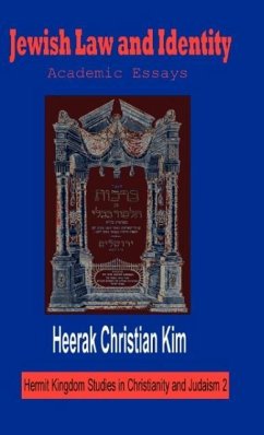 Jewish Law and Identity - Kim, H. C.; Kim, Heerak Christian