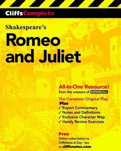CliffsComplete Shakespeare's Romeo and Juliet - Shakespeare, William