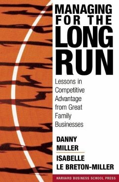 Managing for the Long Run: Lessons in Competitive Advantage from Great Family Businesses - Miller, Danny; Le Breton-Miller, Isabelle