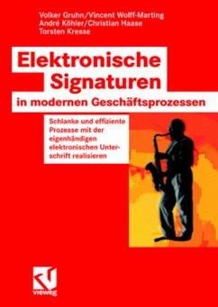 Elektronische Signaturen in modernen Geschäftsprozessen - Gruhn, Volker;Wolff-Marting, Vincent;Köhler, Andre