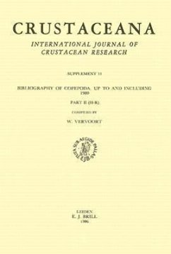 Bibliography of Copepoda Up to and Including 1980 - Vervoort