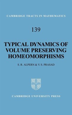 Typical Dynamics of Volume Preserving Homeomorphisms - Alpern, Steve; Alpern, S. R.; Prasad, V. S.