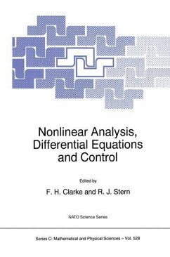 Nonlinear Analysis, Differential Equations and Control - Clarke, F.H. / Stern, R.J. (Hgg.)