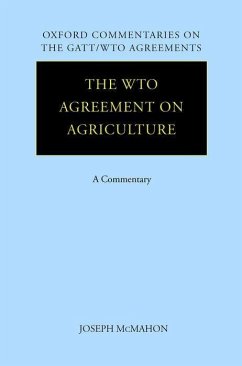 The WTO Agreement on Agriculture - McMahon, Joseph