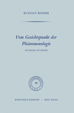 Vom Gesichtspunkt der Phänomenologie - Boehm, Rudolph