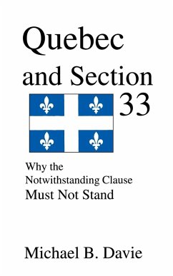 Quebec and Section 33 - Davie, Michael B