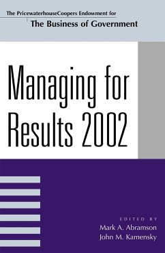 Cover Managing For Results 2002