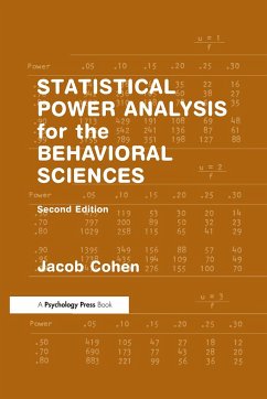 Statistical Power Analysis for the Behavioral Sciences - Cohen, Jacob (Department of Psychology, New York University)