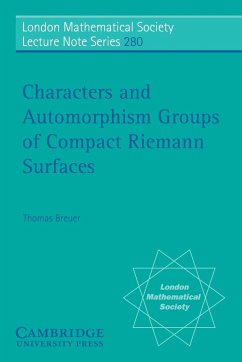 Characters and Automorphism Groups of Compact Riemann Surfaces - Breuer, Thomas