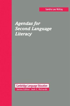 Agendas for Second Language Literacy - Mckay, Sandra Lee