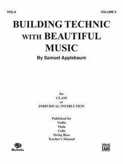 Building Technic with Beautiful Music, Bk 2 - Applebaum, Samuel