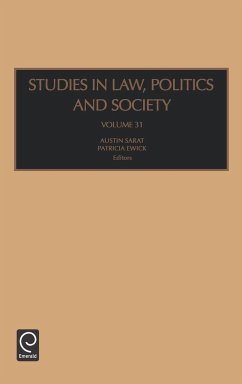 Studies in Law, Politics and Society - Sarat, Austin / Ewick, Patricia (eds.)