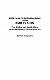 Freedom of Information and the Right to Know