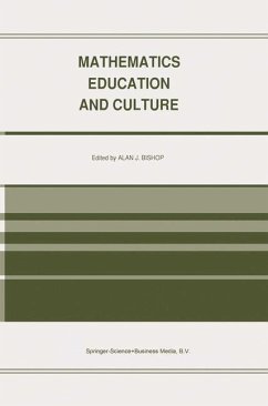 Mathematics Education and Culture - Bishop, A.J. (Hrsg.)