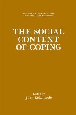 The Social Context of Coping - Eckenrode, John (Hrsg.)