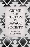 Crime and Custom in Savage Society Crime and Custom in Savage Society