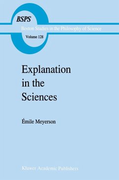 Explanation in the Sciences - Meyerson, Émile