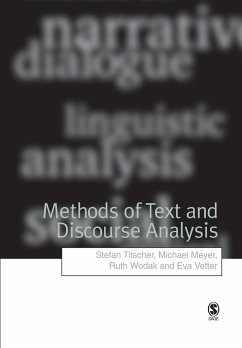 Methods of Text and Discourse Analysis - Titscher, Stefan; Meyer, Michael; Vetter, Eva