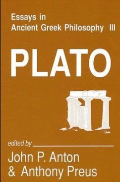 Essays in Ancient Greek Philosophy III: Plato