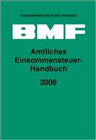 Cover Amtliches Einkommensteuer-Handbuch 2006