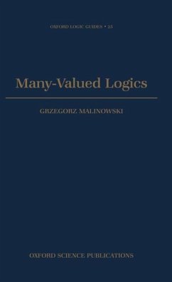 Many-Valued Logics - Malinowski, Grzegorz