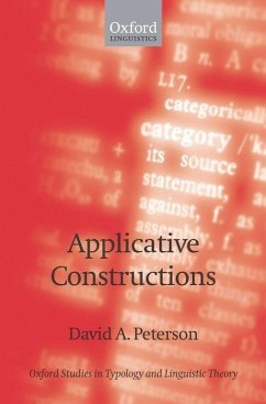 Applicative Constructions - Peterson, David A.