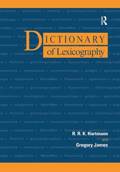 Dictionary of Lexicography - Hartmann, R. R. K.; James, Gregory