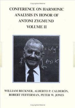 Conference Harmonic Analysis, Volume II - Calderón de la Barca, Pedro