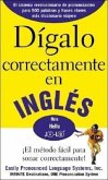 Dígalo correctamente en inglés