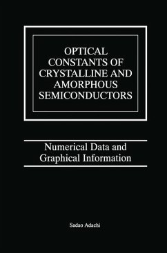 Optical Constants of Crystalline and Amorphous Semiconductors - Adachi, Sadao