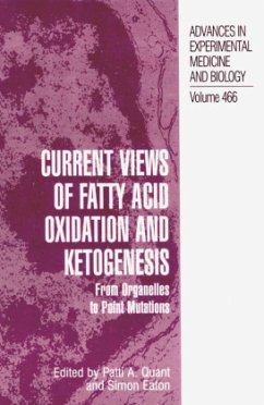 Current Views of Fatty Acid Oxidation and Ketogenesis - Quant, Patti A. / Eaton, Simon (Hgg.)