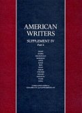 American Writers Supplement 4, Part 2: A Collection of Literary Biographies