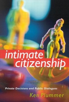 Intimate Citizenship - Plummer, Ken