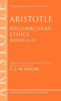 Cover Aristotle Nicomachean Ethics Books II-IV