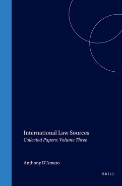 International Law Sources - D'Amato, Anthony