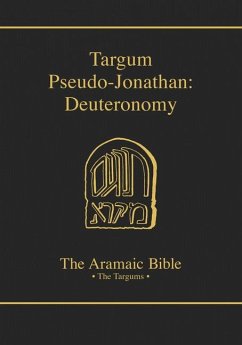Targum Pseudo-Jonathan: Deuteronomy - Clarke, Ernest G