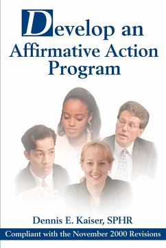 Develop an Affirmative Action Program - Kaiser, Dennis E.
