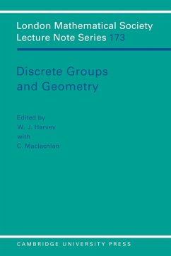 Discrete Groups and Geometry - Harvey, W. J. / Maclachlan, C. (eds.)