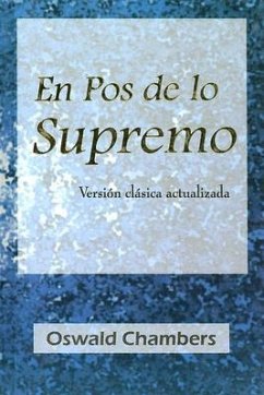 En Pos de Lo Supremo - Tapa Dura - Oswald, Chambers