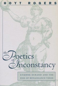 Poetics of Inconstancy - Rogers, Hoyt