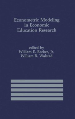 Econometric Modeling in Economic Education Research - Becker Jr., William E. / Walstad, Rolf A. (Hgg.)
