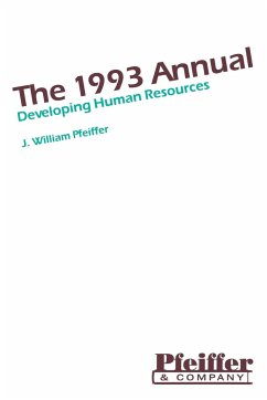 The Annual, Developing Human Resources - Jossey-Bass Pfeiffer; Pfeiffer, J William