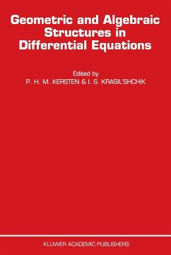 Geometric and Algebraic Structures in Differential Equations - Kersten, P.H. / Krasil'shchik, I.S. (Hgg.)