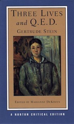 Three Lives and Q.E.D. - Stein, Gertrude