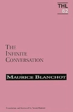 Infinite Conversation - Blanchot, Maurice