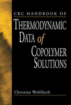 CRC Handbook of Thermodynamic Data of Copolymer Solutions - Wohlfarth, Christian