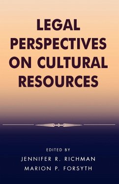 Cover Legal Perspectives on Cultural Resources